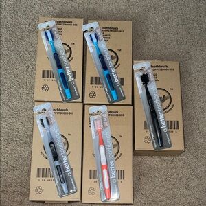 World Wide Better Toothbrush 12 Pieces Box Ultra Soft Tapered Arc Shape Bristle.